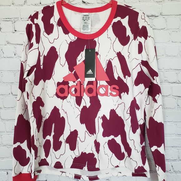 Adidas Zoe Saldana U-4-U Fleece Sweatshirt--Sz M - Picture 5 of 15